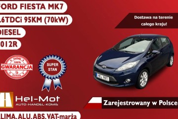 1.6TDCi 95KM, Klima, Alu, 5 Drzwi, Zarejestrowana w Polsce!